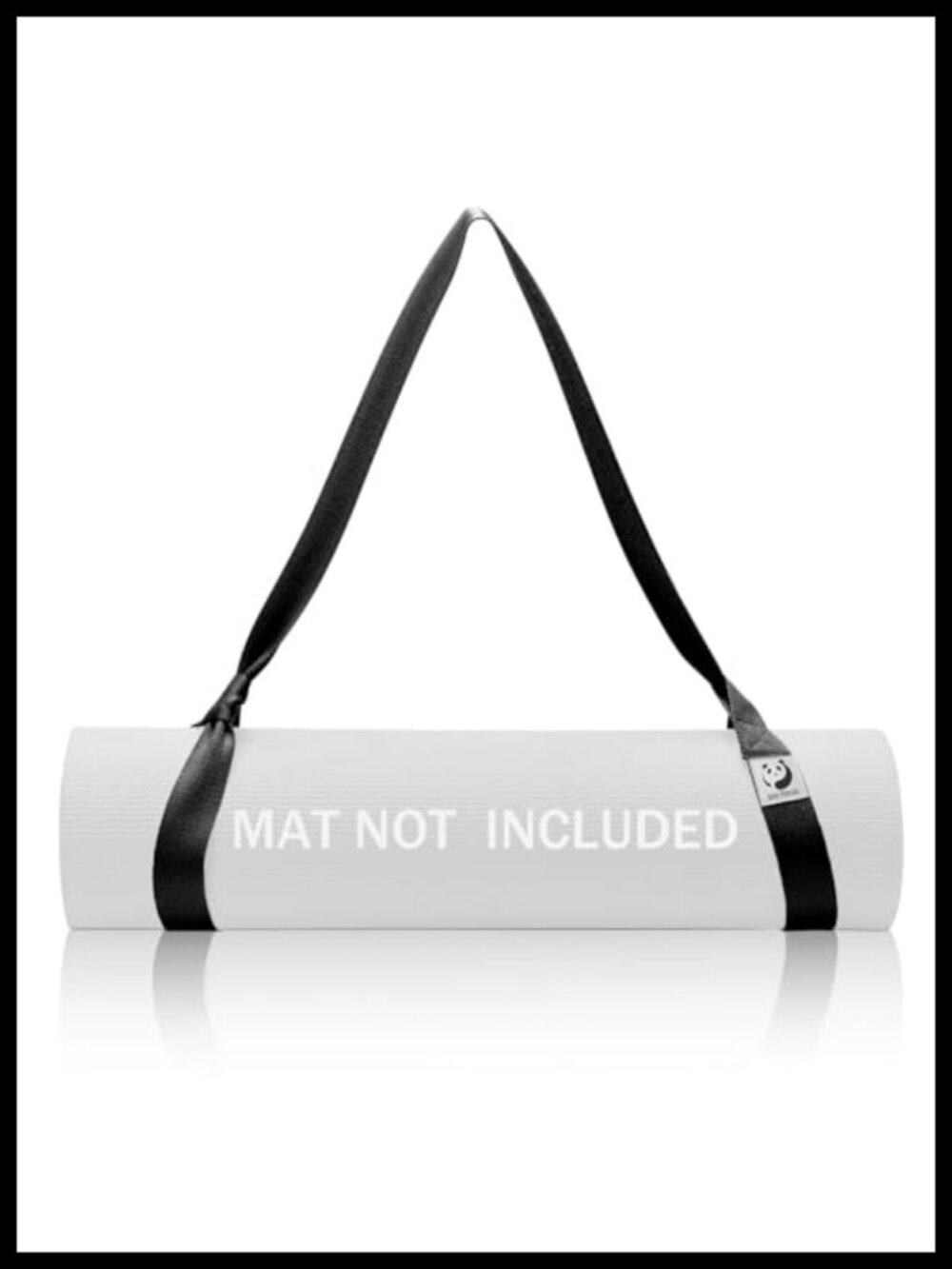 Yoga Mat Strap Adjustable Soft Cotton Blend Shoulder Carrier for Gym Pilates